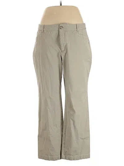 Pre-owned Eddie Bauer Khaki Pant In Brown