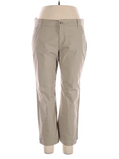 Pre-owned Eddie Bauer Khaki Pant In Brown