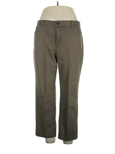 Pre-owned Eddie Bauer Khaki Pant In Green