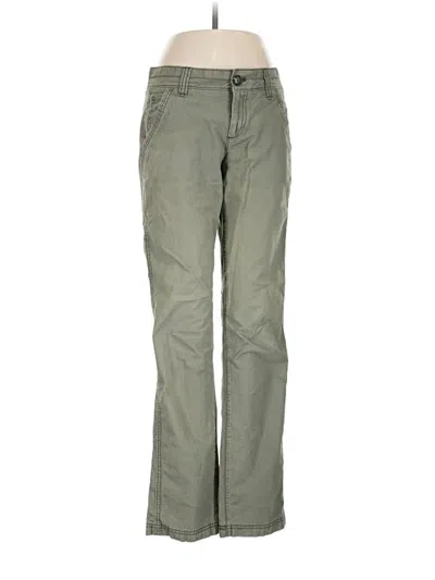 Pre-owned Eddie Bauer Khaki Pant In Green