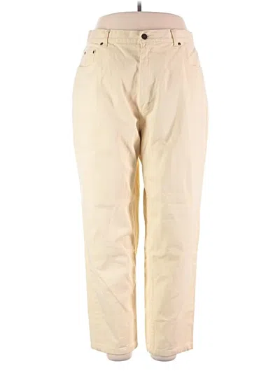 Pre-owned Eddie Bauer Khaki Pant In Ivory
