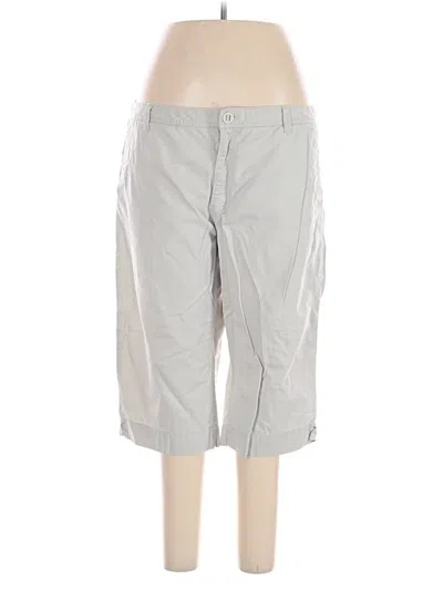 Pre-owned Eddie Bauer Khaki Pant In Silver