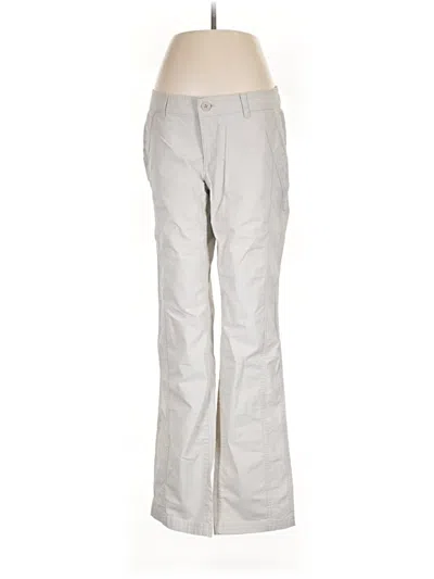 Pre-owned Eddie Bauer Khaki Pant In Silver