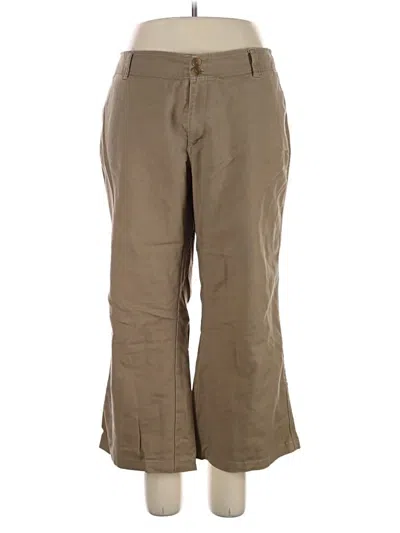 Pre-owned Eddie Bauer Khaki Pant In Tan