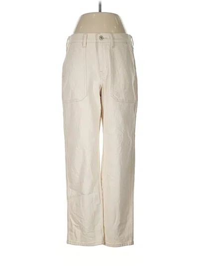 Pre-owned Eddie Bauer Khaki Pant In White