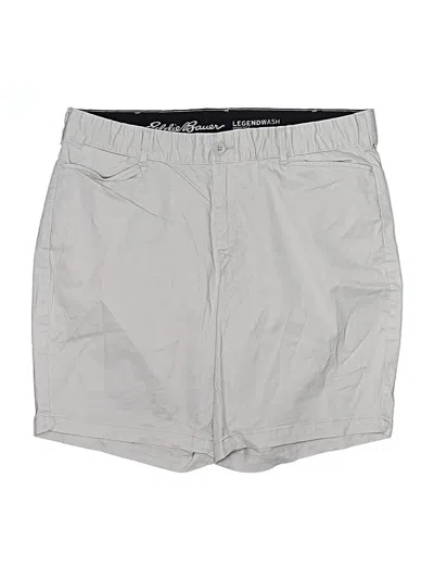 Pre-owned Eddie Bauer Khaki Shorts In Gray
