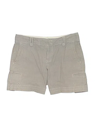 Pre-owned Eddie Bauer Khaki Shorts In Gray