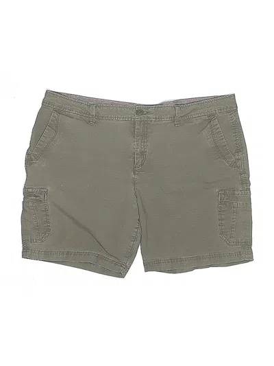 Pre-owned Eddie Bauer Khaki Shorts In Green