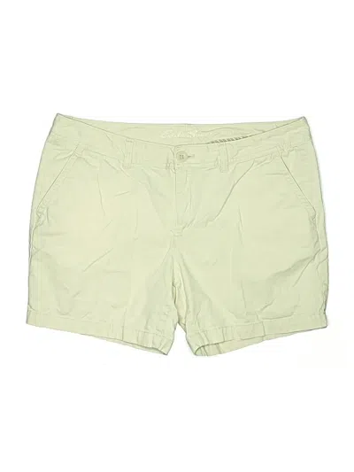 Pre-owned Eddie Bauer Khaki Shorts In Green