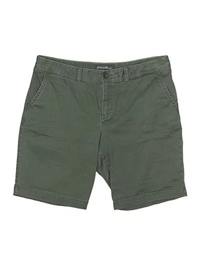 Pre-owned Eddie Bauer Khaki Shorts In Green