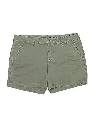 Pre-owned Eddie Bauer Khaki Shorts In Green