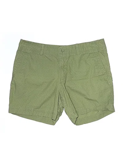 Pre-owned Eddie Bauer Khaki Shorts In Green