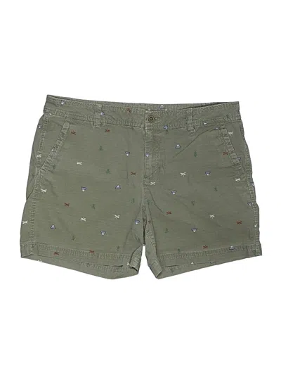 Pre-owned Eddie Bauer Khaki Shorts In Green