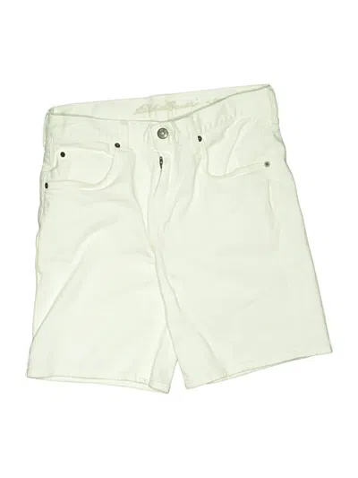 Pre-owned Eddie Bauer Khaki Shorts In Ivory
