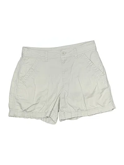 Pre-owned Eddie Bauer Khaki Shorts In Ivory