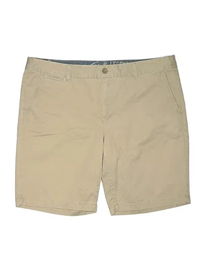 Pre-owned Eddie Bauer Khaki Shorts In Ivory
