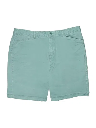Pre-owned Eddie Bauer Khaki Shorts In Teal