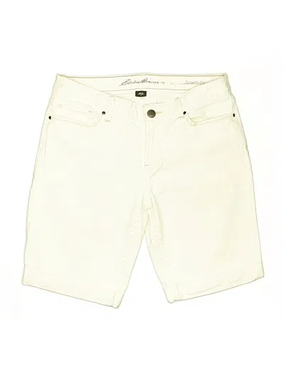 Pre-owned Eddie Bauer Khaki Shorts In White