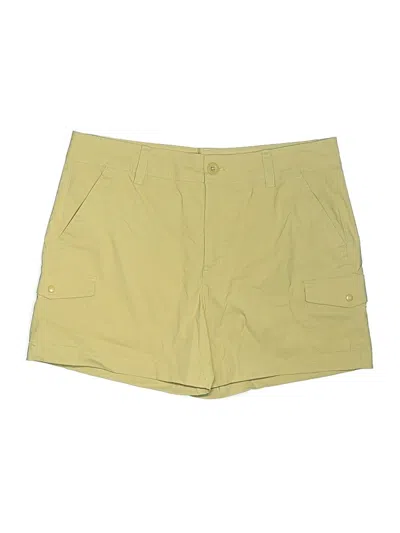 Pre-owned Eddie Bauer Khaki Shorts In Yellow