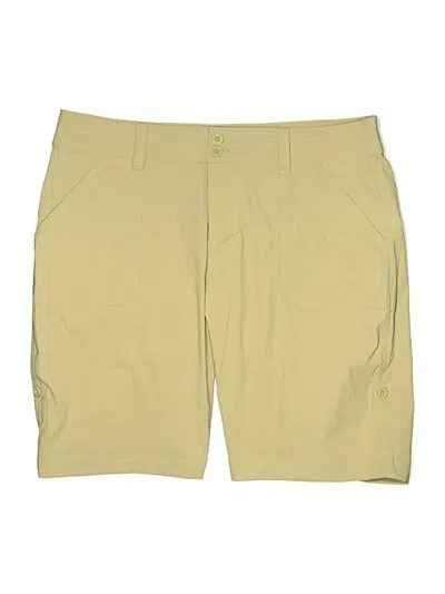 Pre-owned Eddie Bauer Khaki Shorts In Yellow