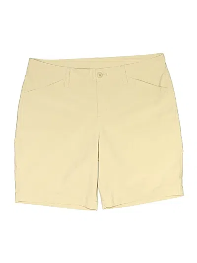 Pre-owned Eddie Bauer Khaki Shorts In Yellow