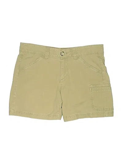 Pre-owned Eddie Bauer Khaki Shorts In Yellow