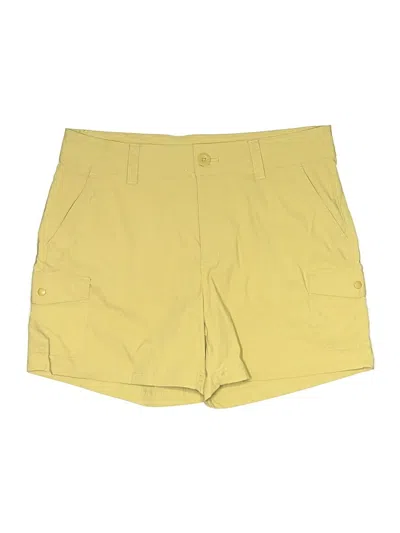 Pre-owned Eddie Bauer Khaki Shorts In Yellow
