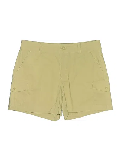 Pre-owned Eddie Bauer Khaki Shorts In Yellow