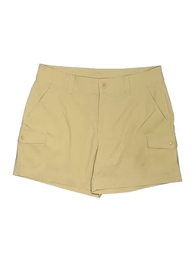 Pre-owned Eddie Bauer Khaki Shorts In Yellow