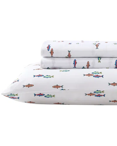 Eddie Bauer Kids Fish Lake Ultra Soft Sheet Set In Neutral