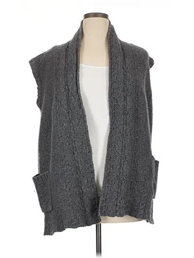 Pre-owned Eddie Bauer Kimono In Gray