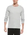 Eddie Bauer Knit Lounge Shirt In Gray