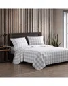 Eddie Bauer Lakehouse Plaid 100% Cotton Flannel Sheet Set In Beige