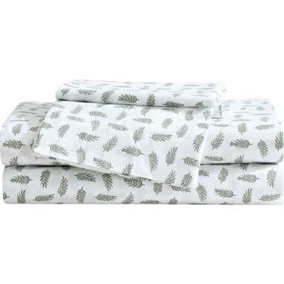 Eddie Bauer Laurel Leaves Cotton Sheet Set In Multi
