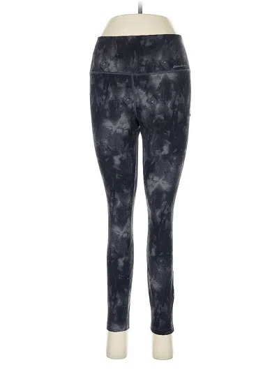 Pre-owned Eddie Bauer Leggings In Black