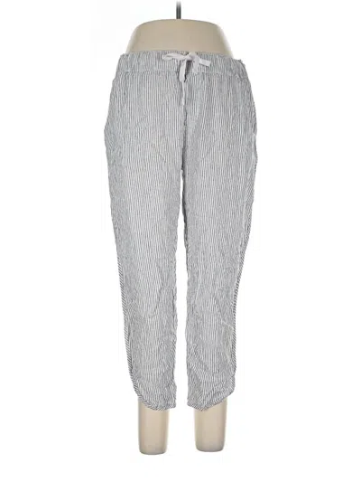 Pre-owned Eddie Bauer Linen Pants In Gray
