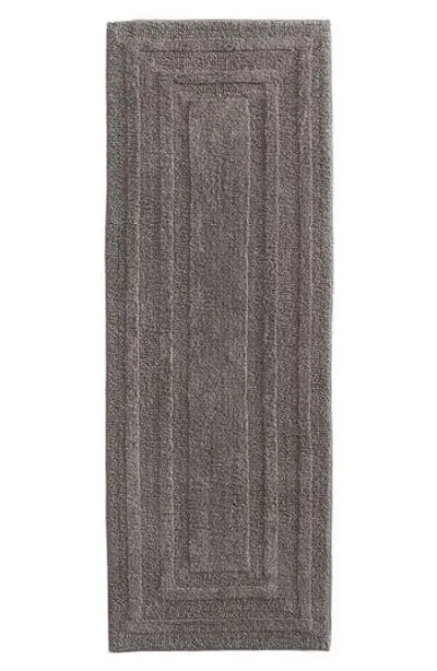 Eddie Bauer Logan Cotton Tufted Bath Runner Rug, 22" X 60" In Medium Bro