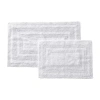 Eddie Bauer Logan Bath Rug In White