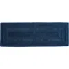 Eddie Bauer Logan Cotton Tufted Bath Rug In Dark Blue