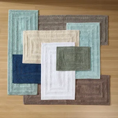 Eddie Bauer Logan Cotton Bath Rug Runner In Beige