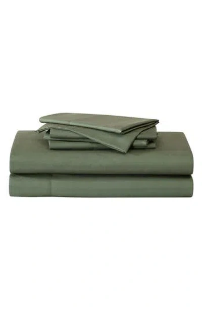 Eddie Bauer Logan Cotton Sheet Set In Green