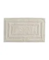 Eddie Bauer Logan Cotton Tufted Bath Rug, 24" X 40" In White