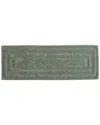 Eddie Bauer Logan Cotton Tufted Bath Rug In Green