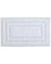 Eddie Bauer Logan Cotton Tufted Bath Rug In White