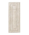Eddie Bauer Logan Tufted Cotton Bath Runner Rug Bedding In Parchment