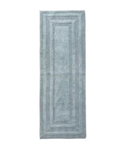 Eddie Bauer Logan Tufted Cotton Bath Runner Rug Bedding In Sea Blue
