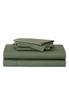 Eddie Bauer Logan Collection Lightweight Microfiber Sheet Set In Green