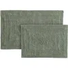 Eddie Bauer Logan Reversible Bath Mat Set In Green