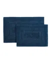 Eddie Bauer Logan Tufted Cotton 2-pc. Bath Rug Set In Blue
