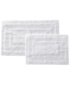 Eddie Bauer Logan Tufted Cotton 2-pc. Bath Rug Set In White